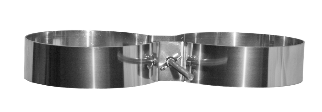 BI gelast roestvrij staalband: 2*140mm / H: 30 mm