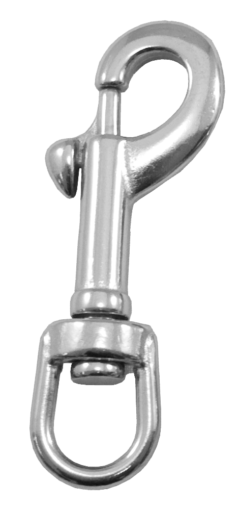 [SNAP00170] Bolt snap hooks with swivel eye, 62 mm