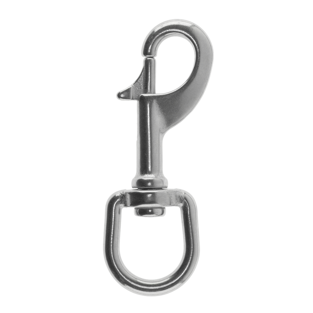 [SNAP00172] Musketon Met Ring - Bolt Snap, 90 mm