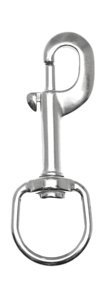 Bolt snap hooks with swivel eye, 108X28