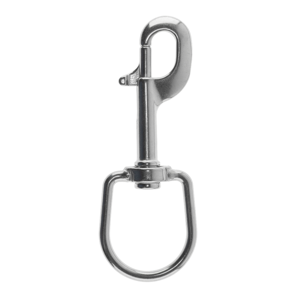 Musketon Met Ring - Bolt Snap, 120x33