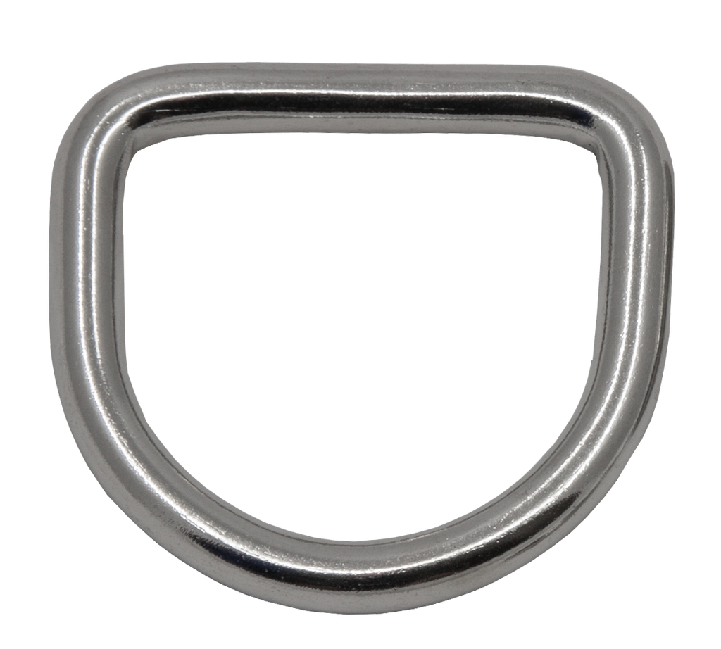 [SNAP00302] Stainless steel D-ring, closed, 50 mm, D 8 mm
