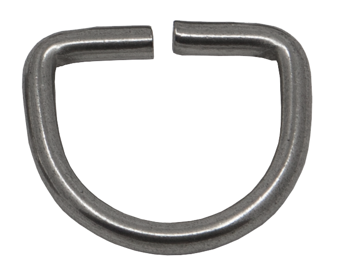 D-ring inox, ouvert, 25 mm, D 4 mm