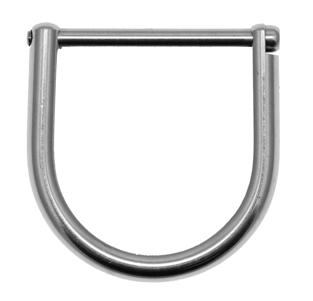 [SNAP00309] Stainless steel D-Ring with 40 mm screw