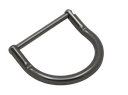 Stainless steel angled D-Ring with screw 50 mm