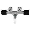 Twin valve, M25*2, G5/8, 232 Bar