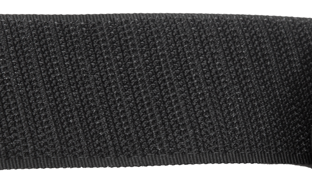 [VELCRO00002-BLACK] Velcro, 38 mm, côté crochet, au mètre (Noir)