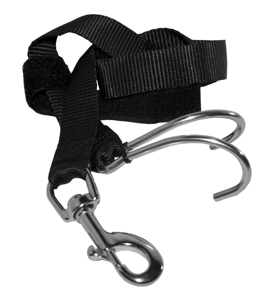 [ACCE00653-BK] Reef hook, crochet double (Noir)