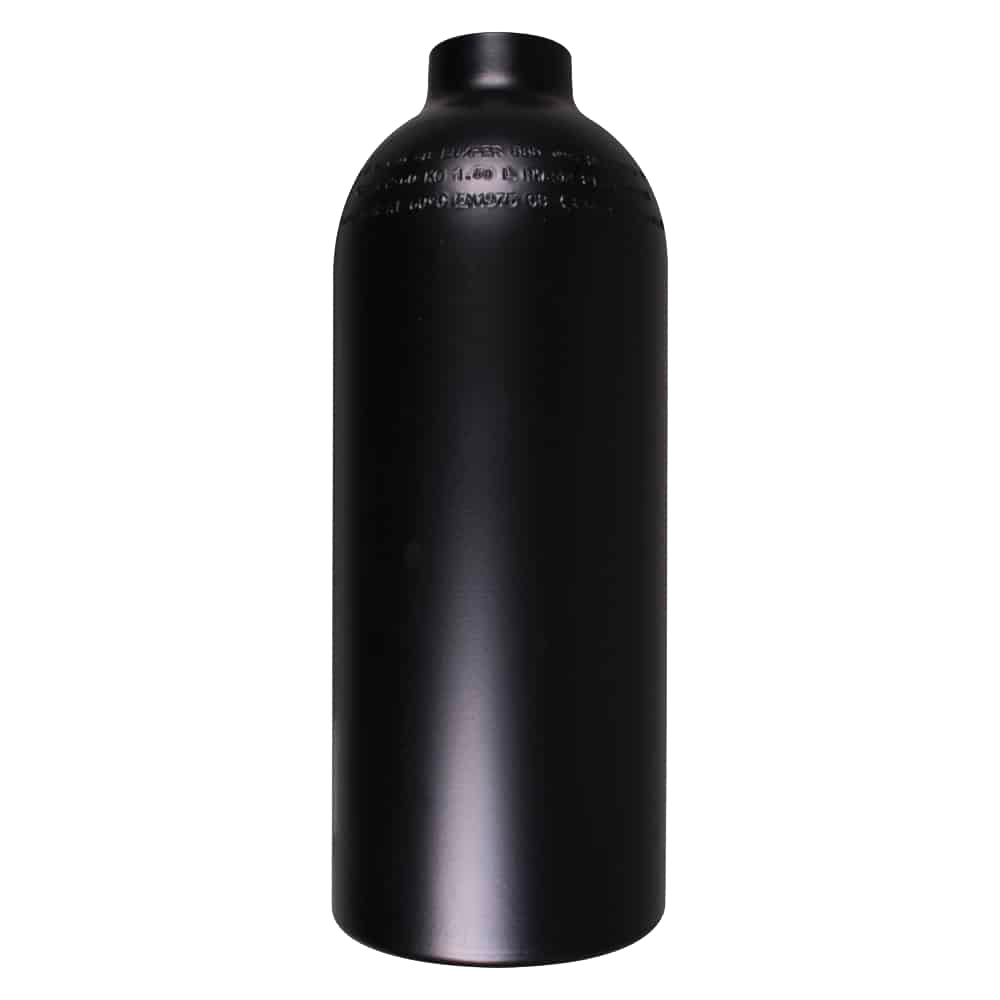 [TANK90201-YL] Naked Aluminium Luxfer cylinder 1,5 L, ∅ 111 mm (Yellow)