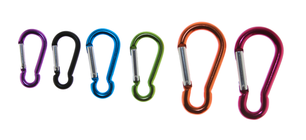 [SNAP00420-BLACK] Aluminium carabiner, 50 mm (Black)