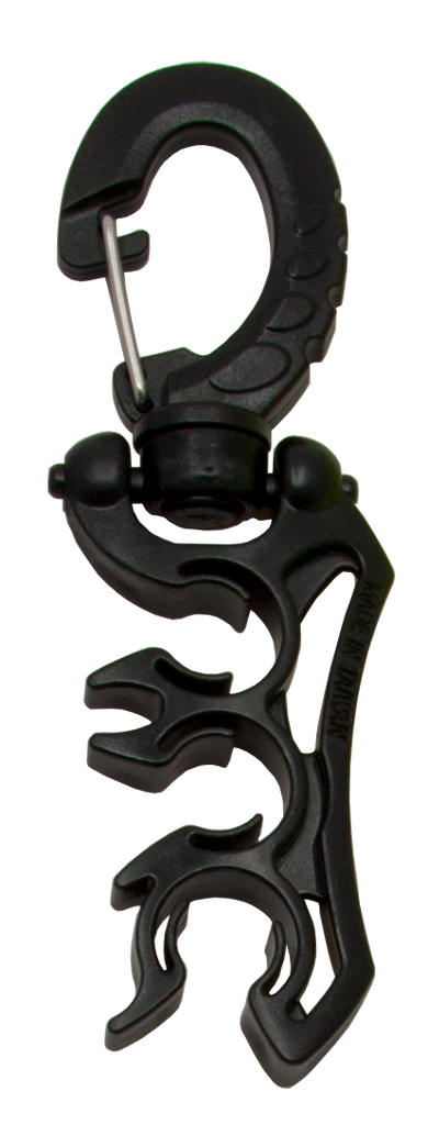 Slanghouder met karabijnhaak X3