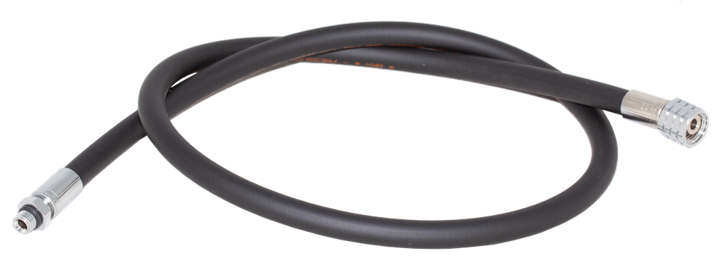 [HOSE01080-BK] Middendruk slang, 3/8", 80 cm (Zwart)