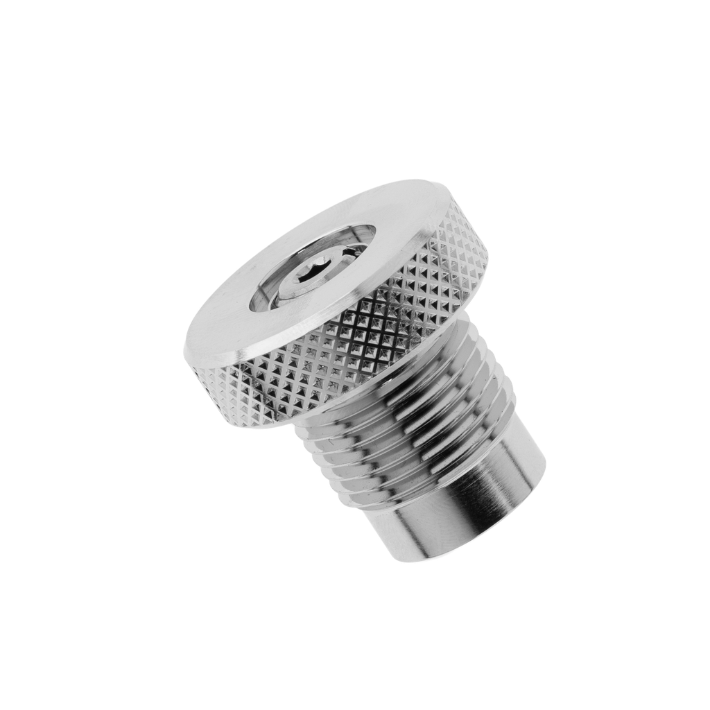[ACCE00165] Din berschermkap G5/8 - met purge - 300 Bar, man in messing