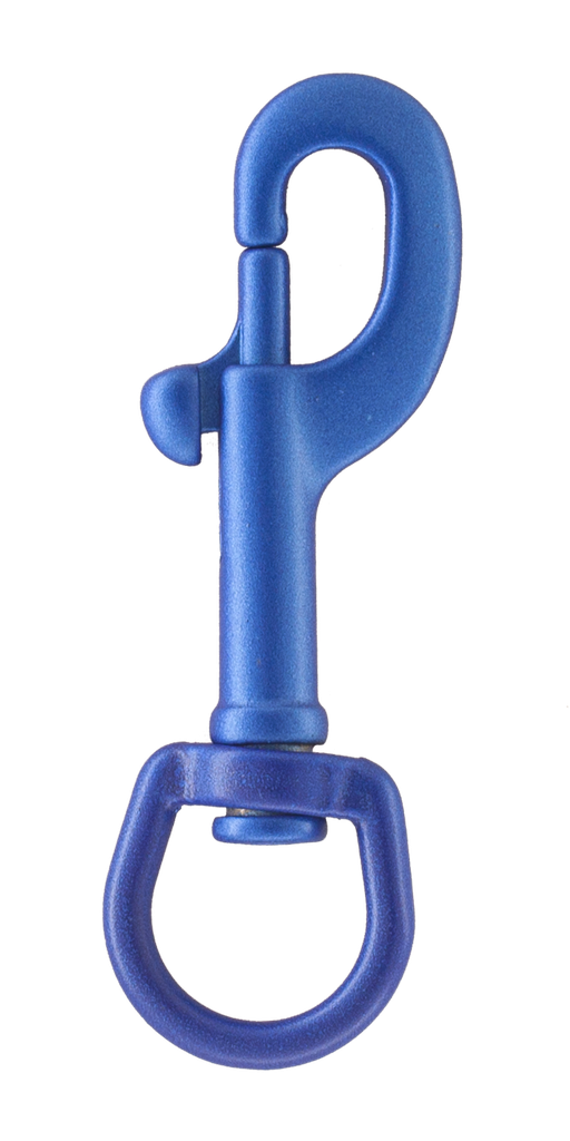 [SNAP00179-BLACK] Bolt snap hooks with swivel eye, coloured, 90 mm (Black)