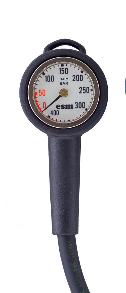[MANO00020-BLACK] Manometer “400”, gehard glas (Zwart)