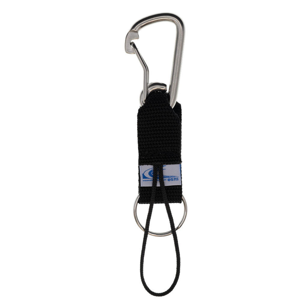 [ACCE04508-BK] Attache rapide avec mousqueton asymétrique 60 mm (Noir)