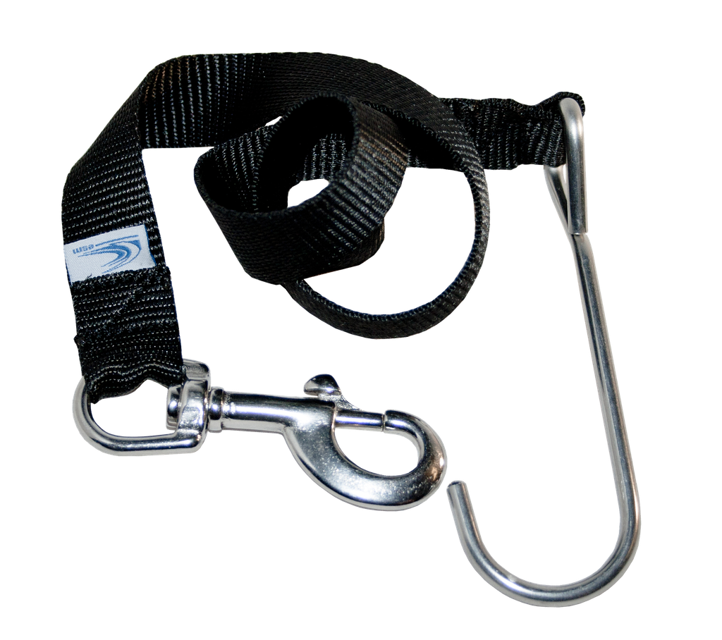 [ACCE00651-BK] Reef hook, crochet simple (Noir)
