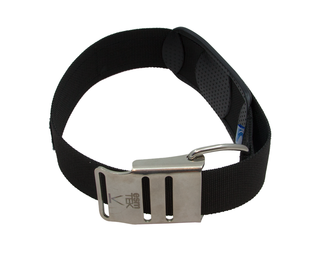 Fles band, twin 10 / 12 Litres, Inox gest