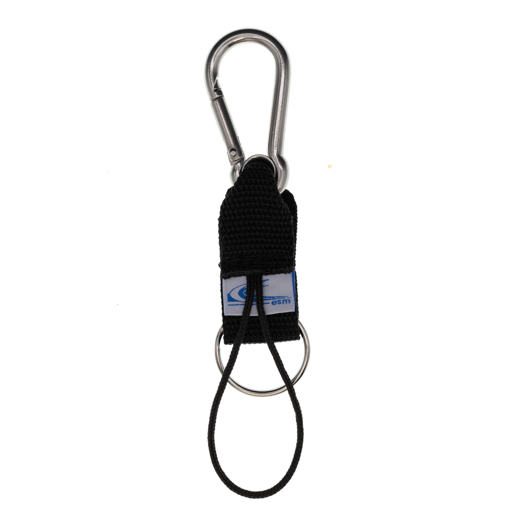 [ACCE04500-BK] Attache rapide avec mousqueton 60 mm  (Noir)