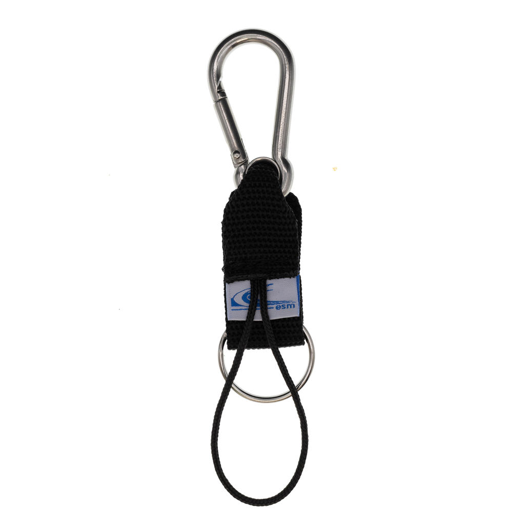 [ACCE04500-BK] Attache rapide avec mousqueton 60 mm (Black)