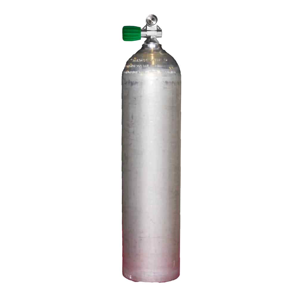 Bouteille Alu 7 L avec robinet mono M26