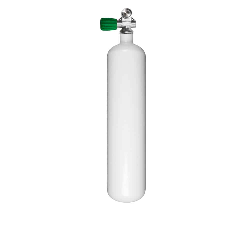 Bouteille Acier 3 L ∅ 114 mm 232 Bar avec robinet mono M26