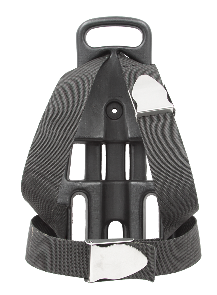 [ACCE00900-S-BK] Back pack, with 2 stainless steel buckles, for 5 / 6 / 7 L bottle (Black)