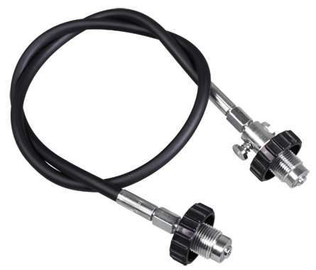 [GAUG00012] Overhevelslang met manometer, Din - Din