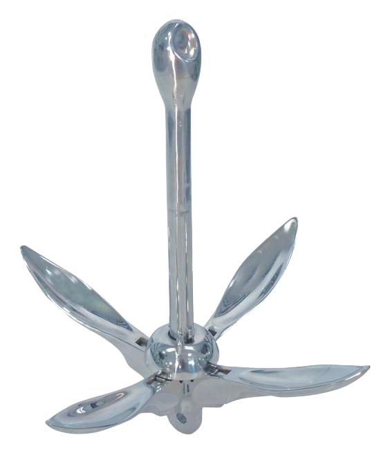 [ANCHOR0002-4] Ancre grappin repliable en inox A4 4 Kg