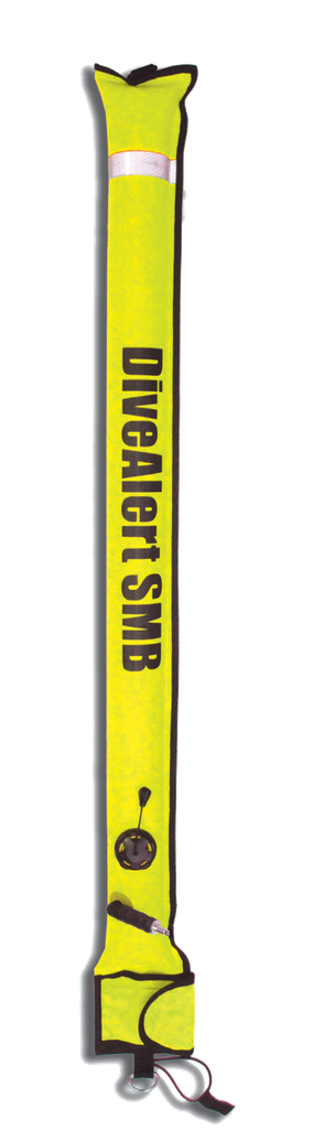 [DIVEALERT-SMB4S-YL] Parachute de palier DiveAlert fermé - connexion en inox  (Yellow)