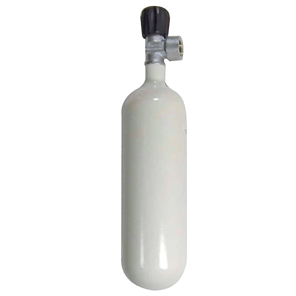 Bouteille Acier 1 L 232 Bar avec robinet mono G5/8