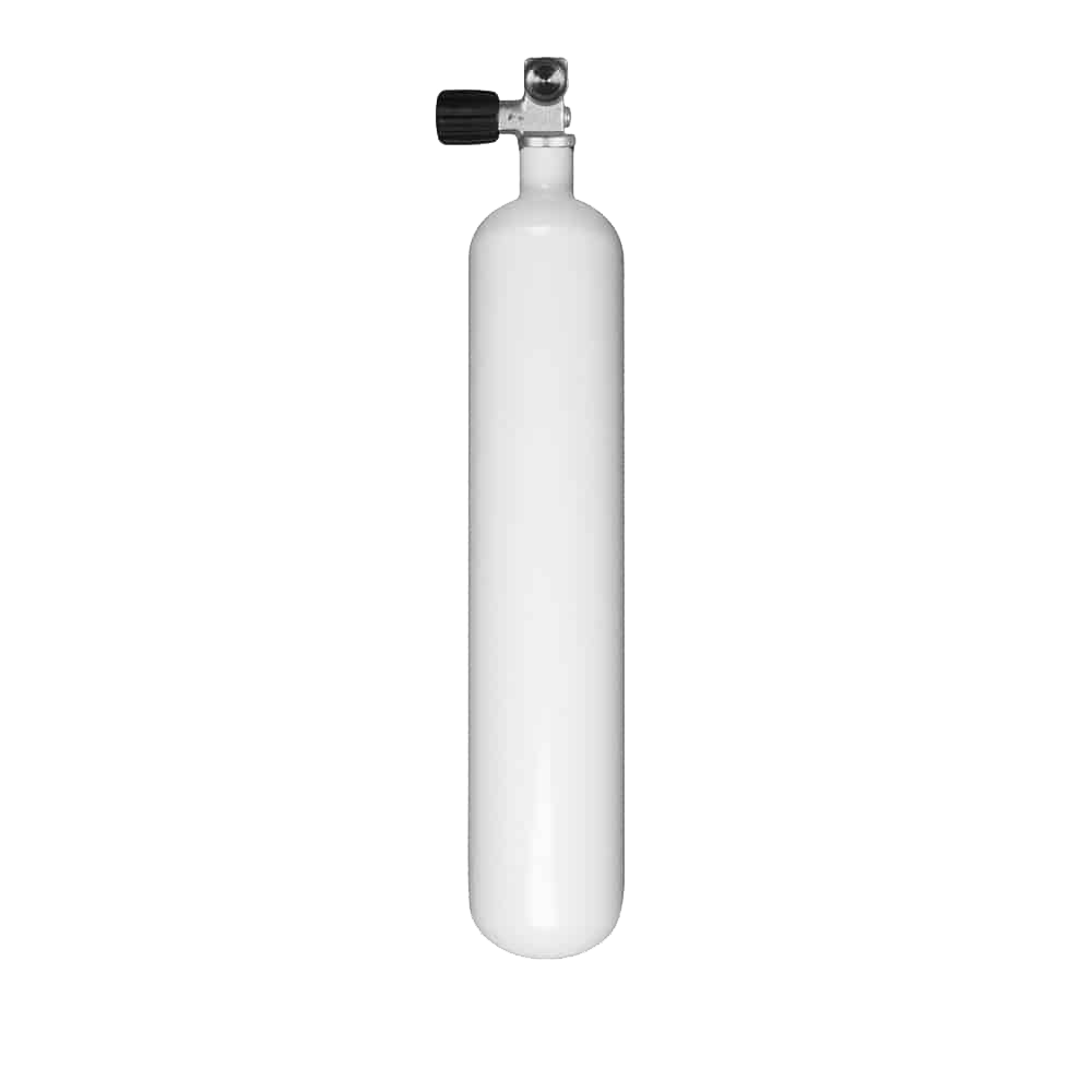 Bouteille Acier 3 L ∅ 100 mm 232 Bar avec robinet mono G5/8