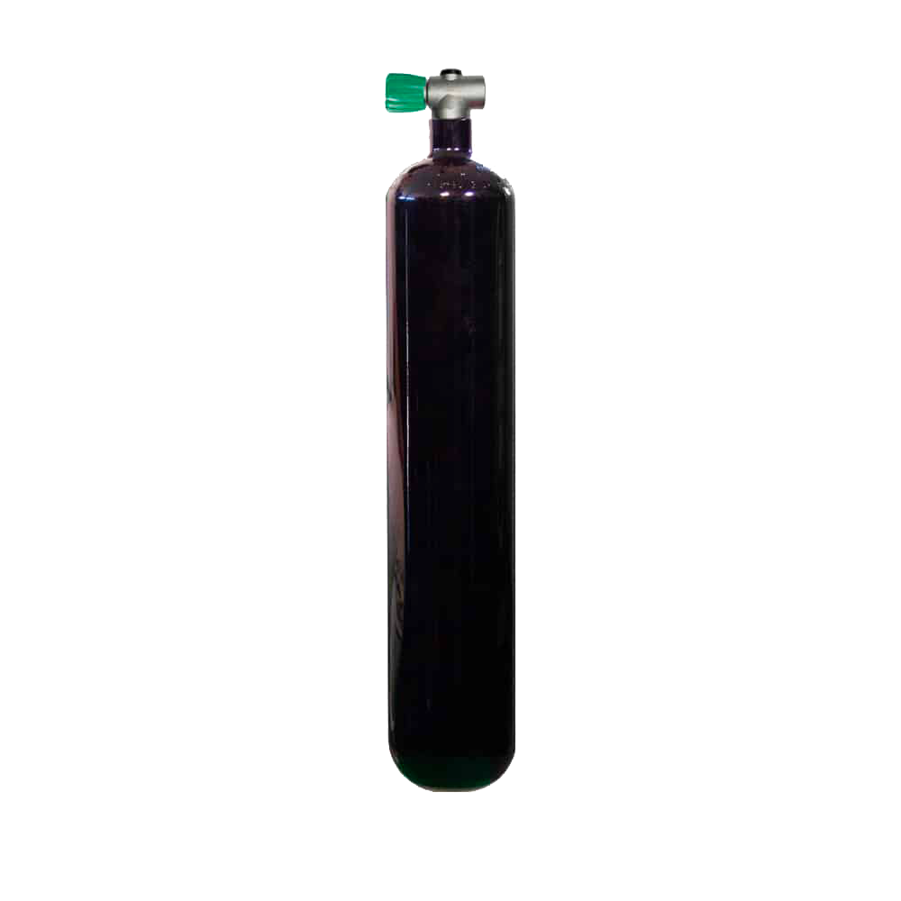 Bouteille Acier 3 L ∅ 100 mm 232 Bar avec robinet rebreather M26