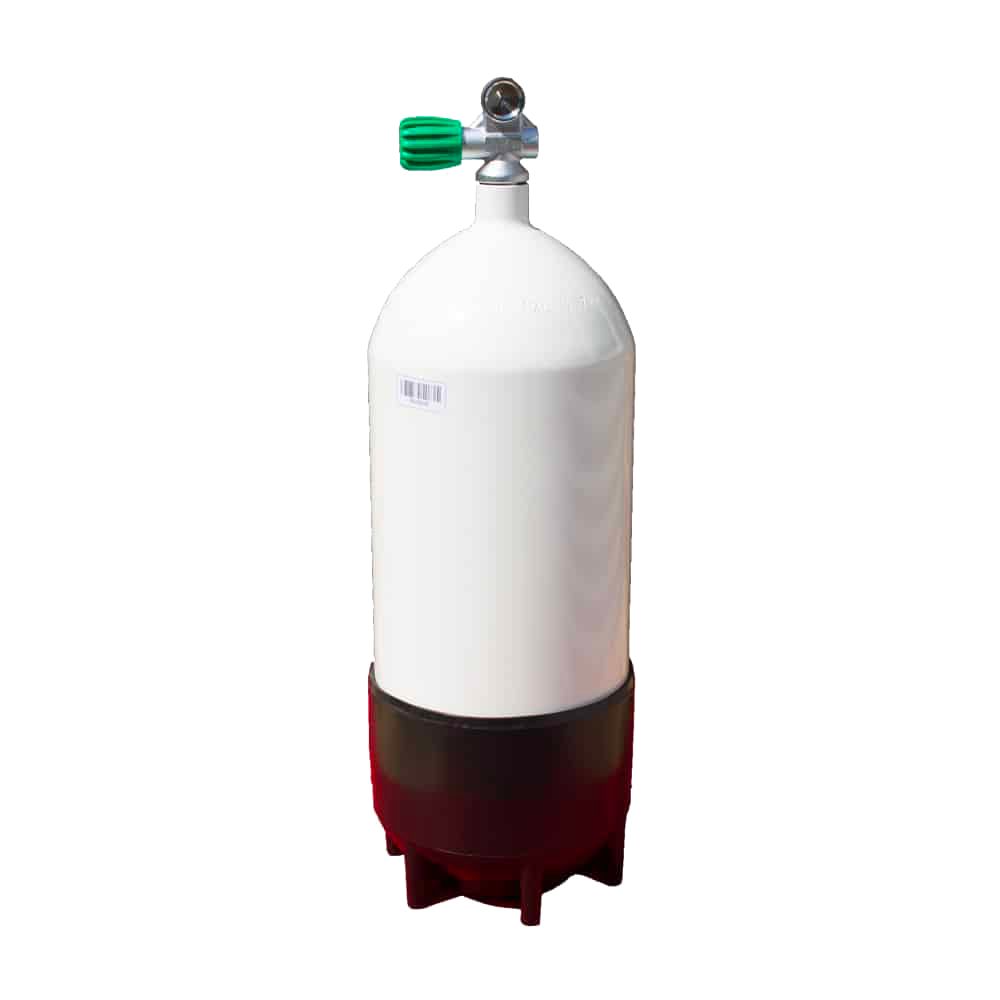 Bouteille Acier 12 L Court 230 Bar avec robinet mono M26