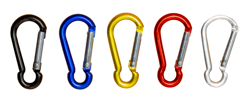 [SNAP00423-BLACK] Mousqueton en alu, 40 mm  (Noir)