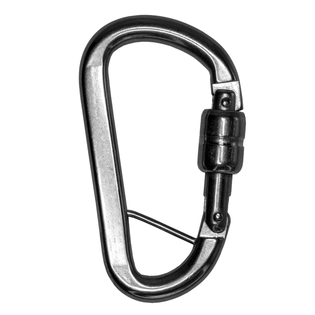 Spring hook with self-lock sleeve and bar, 80 mm