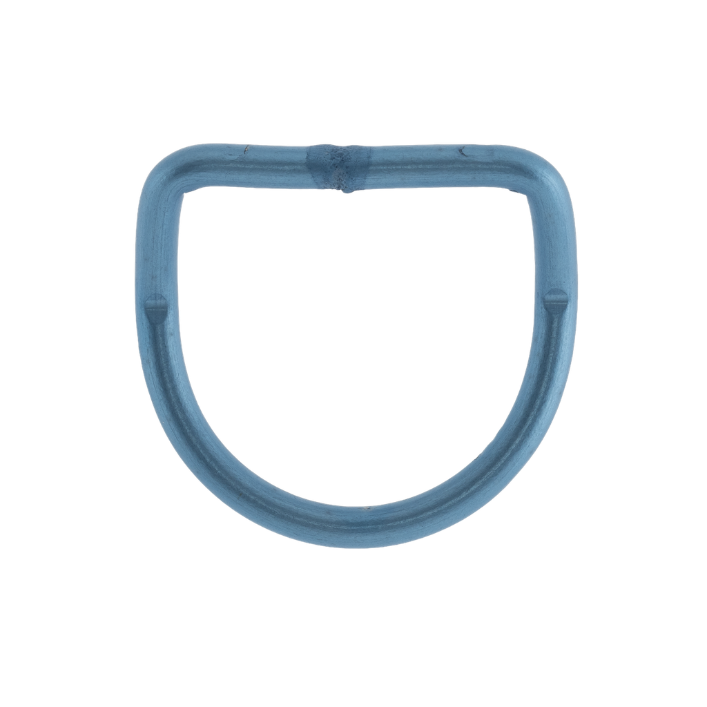D-Ring Aluminium, coudé, 40 mm