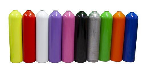 Naked Aluminium Luxfer cylinder 7 L, ∅ 152 mm