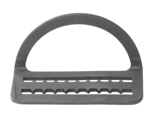 [SNAP00064] Buckle with teeth 55*60 bent 90°, Aluminium