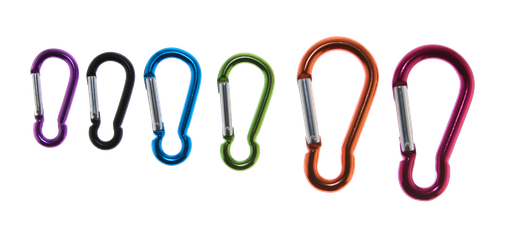 Aluminium snap hook, 80 mm