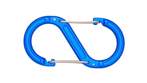 [SNAP00246] Double aluminium carabiner 80 mm