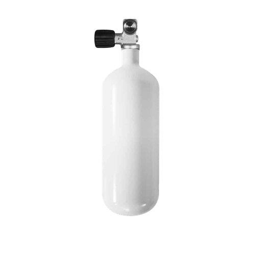 [TANK10201] Bouteille Acier 2 L ∅ 114 mm 232 Bar avec robinet mono G5/8