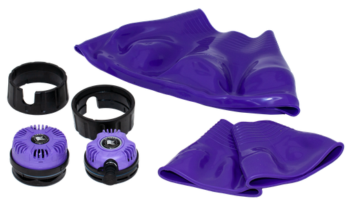 [SITECH12409] Sitech Kit inflateur 25210 + purge 11335 + colorette & manchons en silicone *** SERIE LIMITEE MAUVE ***
