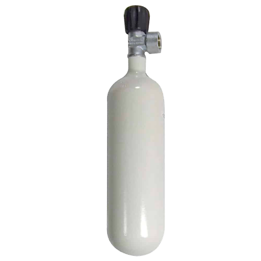 [TANK10101] Bouteille Acier 1 L 232 Bar avec robinet mono G5/8