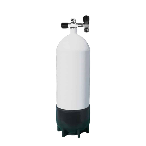 [TANK11004] Bouteille Acier 10 L 232 Bar avec robinet double G5/8