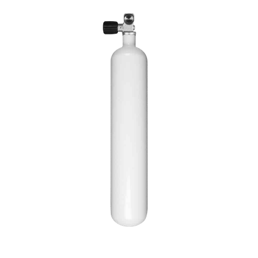 Bouteille Acier 3 L ∅ 100 mm 232 Bar avec robinet mono G5/8