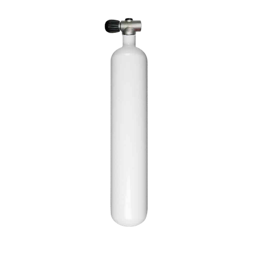 Bouteille Acier 3 L ∅ 100 mm 232 Bar avec robinet rebreather G5/8 